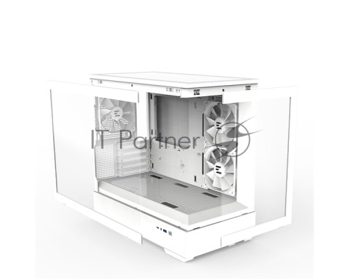 Компьютерный корпус MiniTower Zalman P30 White (mATX, без БП, ARGB, USB3.2 Type-A + USB3.2 Type-C) (Zalman P30 White)