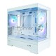 Компьютерный корпус MiniTower Zalman P30 White (mATX, без БП, ARGB, USB3.2 Type-A + USB3.2 Type-C) (Zalman P30 White)