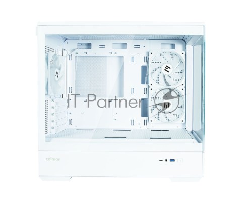 Компьютерный корпус MiniTower Zalman P30 White (mATX, без БП, ARGB, USB3.2 Type-A + USB3.2 Type-C) (Zalman P30 White)