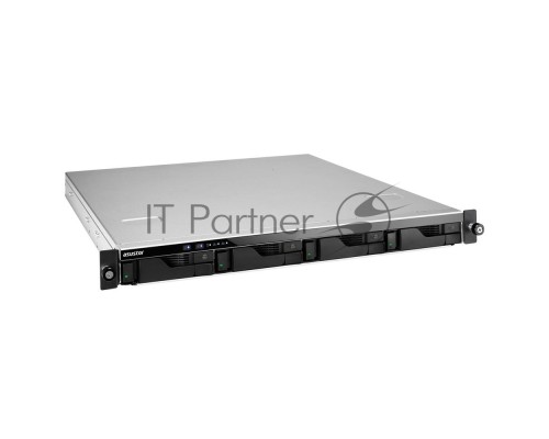 Сетевой накопитель ASUSTOR AS6504RD 4Bay/Intel Atom C3538, 2.1GHz/8GB DDR4/noHDD,LFF(HDD,SSD),/2x1GbE(LAN)/4xUSB3.2; 90IX01H0-BW3S00