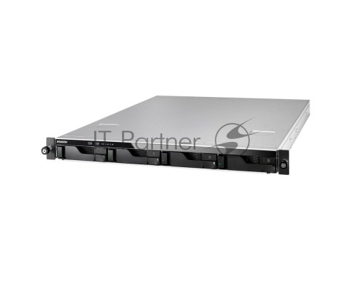 Сетевой накопитель ASUSTOR AS6504RD 4Bay/Intel Atom C3538, 2.1GHz/8GB DDR4/noHDD,LFF(HDD,SSD),/2x1GbE(LAN)/4xUSB3.2; 90IX01H0-BW3S00