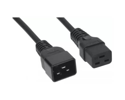 [кабель] Filum Кабель питания  FL-PC-C19/C20-C3-1.8-BK ПВС-АП 3x2.5 С19 - C20, 220/250В, 16А, чёрный, 1,8м