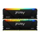 Оперативная память Kingston DDR4 2x16GB 3200MHz KF432C16BB2AK2/32 Fury Beast RGB RTL Gaming PC4-25600 CL16 DIMM 288-pin 1.35В kit single rank с радиатором Ret