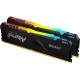 Оперативная память Kingston DDR4 2x16GB 3200MHz KF432C16BB2AK2/32 Fury Beast RGB RTL Gaming PC4-25600 CL16 DIMM 288-pin 1.35В kit single rank с радиатором Ret