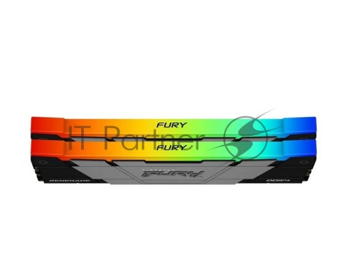 Оперативная память Kingston DDR4 2x32GB 3600MHz KF436C18RB2AK2/64 Fury Renegade RGB RTL Gaming PC4-28800 CL18 DIMM 288-pin 1.35В dual rank с радиатором Ret
