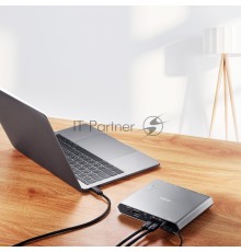 Переключатель ATEN 2-Port 4K DisplayPort USB-C KVM Dock Switch with Power Pass-through