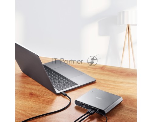 Переключатель ATEN 2-Port 4K DisplayPort USB-C KVM Dock Switch with Power Pass-through