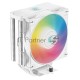 Кулер DEEPCOOL AG400 DIGITAL WH ARGB LGA1700/1200/115X/AM5/AM4 (9шт/кор, TDP 220W, PWM, ARGB Fan 120mm, 4 тепл. трубки, белый) RET