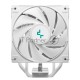 Кулер DEEPCOOL AG400 DIGITAL WH ARGB LGA1700/1200/115X/AM5/AM4 (9шт/кор, TDP 220W, PWM, ARGB Fan 120mm, 4 тепл. трубки, белый) RET