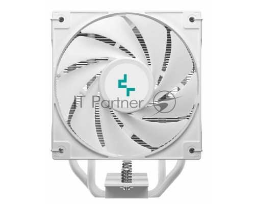 Кулер DEEPCOOL AG400 DIGITAL WH LGA1700/1200/115X/AM5/AM4 (9шт/кор, TDP 220W, PWM, Fan 120mm, 4 тепл. трубки, черный) RET