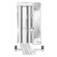 Кулер DEEPCOOL AG400 DIGITAL WH LGA1700/1200/115X/AM5/AM4 (9шт/кор, TDP 220W, PWM, Fan 120mm, 4 тепл. трубки, черный) RET