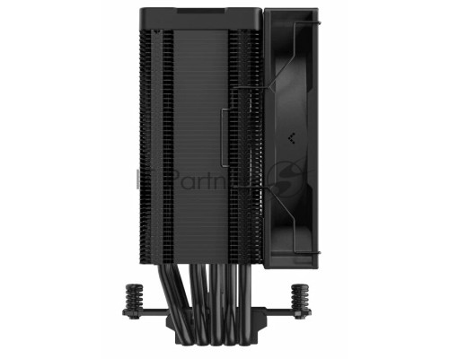 Кулер DEEPCOOL AG500 DIGITAL BK LGA1700/1200/115X/AM5/AM4 (12шт/кор, TDP 240W, PWM, Fan 120mm, 5 тепл. трубок) RET