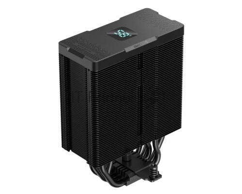 Кулер DEEPCOOL AG500 DIGITAL BK LGA1700/1200/115X/AM5/AM4 (12шт/кор, TDP 240W, PWM, Fan 120mm, 5 тепл. трубок) RET