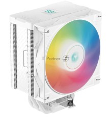 Кулер DEEPCOOL AG500 DIGITAL WH ARGB LGA1700/1200/115X/AM5/AM4 (9шт/кор, TDP 240W, PWM, ARGB Fan 120mm, 5 тепл. трубок, белый) RET
