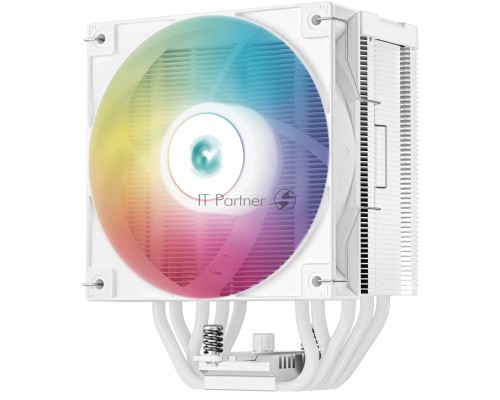 Кулер DEEPCOOL AG500 DIGITAL WH ARGB LGA1700/1200/115X/AM5/AM4 (9шт/кор, TDP 240W, PWM, ARGB Fan 120mm, 5 тепл. трубок, белый) RET