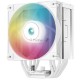 Кулер DEEPCOOL AG500 DIGITAL WH ARGB LGA1700/1200/115X/AM5/AM4 (9шт/кор, TDP 240W, PWM, ARGB Fan 120mm, 5 тепл. трубок, белый) RET