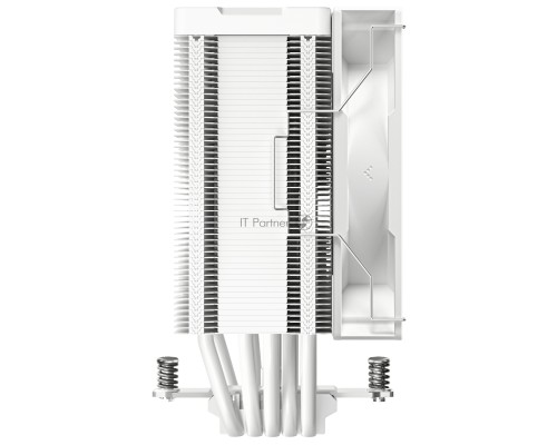 Кулер DEEPCOOL AG500 DIGITAL WH ARGB LGA1700/1200/115X/AM5/AM4 (9шт/кор, TDP 240W, PWM, ARGB Fan 120mm, 5 тепл. трубок, белый) RET