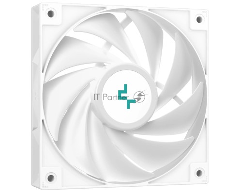 Кулер DEEPCOOL AG500 DIGITAL WH ARGB LGA1700/1200/115X/AM5/AM4 (9шт/кор, TDP 240W, PWM, ARGB Fan 120mm, 5 тепл. трубок, белый) RET
