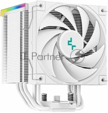 Кулер DEEPCOOL AK500 DIGITAL WH LGA20XX/1700/1200/115X/AM5/AM4 (9шт/кор, TDP 240W, PWM, Fan 120mm, 5 тепл. трубок, Copper Base, белый) RET
