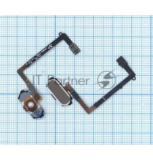 Кнопка HOME в сборе с механизмом и шлейфом для Samsung Galaxy S6 SM-G920F, золотая
