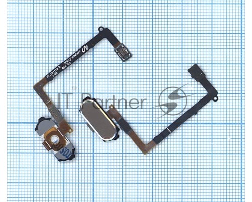 Кнопка HOME в сборе с механизмом и шлейфом для Samsung Galaxy S6 SM-G920F, золотая