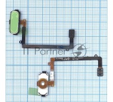 Кнопка HOME в сборе с механизмом и шлейфом для Samsung Galaxy S6 Edge SM-G925F, белая