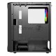 Корпус компьютерный Powercase Mistral Edge SE, Tempered Glass, 2x 140mm ARGB PWM+1x 120mm ARGB PWM, чёрный, ATX  (CMSEB-A3)
