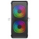 Корпус компьютерный Powercase Mistral Edge SE, Tempered Glass, 2x 140mm ARGB PWM+1x 120mm ARGB PWM, чёрный, ATX  (CMSEB-A3)