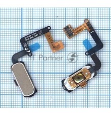 Кнопка HOME в сборе с механизмом и шлейфом для Samsung A320, золотая