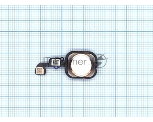 Кнопка HOME в сборе с механизмом и шлейфом для iPhone 6S/6S Plus, розовое золото
