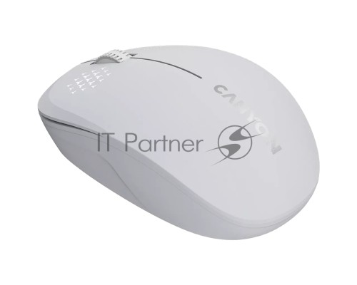 Мышь беспроводная Canyon MW-04 белый, 1200 dpi, Bluetooth, кнопки - 3