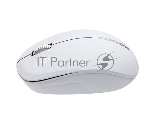 Мышь беспроводная Canyon MW-04 белый, 1200 dpi, Bluetooth, кнопки - 3