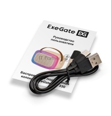 Караоке-система ExeGate Bro 330 (BT-колонка с двумя беспроводными микрофонами и RGB подсветкой, 8Вт, 80-15000Гц, Bluetooth, Li-Ion, 1200mAh, с поддержкой USB и TF/microSD карт, 3,5mm audio jack, зарядка USB Type-C, Color Box)