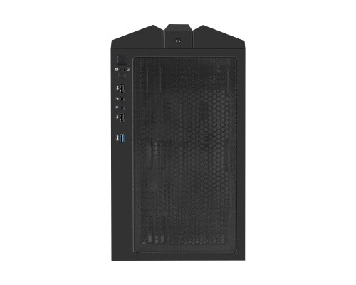 Компьютерный корпус Miditower ExeGate EVO-9205-EVO800 (ATX, БП EVO800RGB с вент. 12 см, с окном, 1*USB+1*USB3.0, аудио, черный, 3 вент. 12см с RGB подсветкой)
