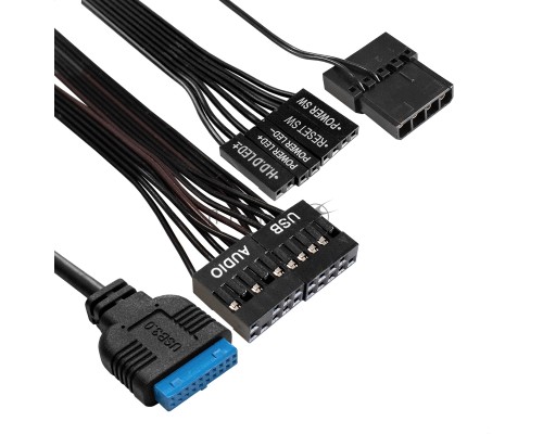Компьютерный корпус Minitower ExeGate mEVO-7805-XP600 (mATX, БП XP600 с вент. 12см, 2*USB+1*USB3.0, аудио, черный, с 2*RGB подсветкой)