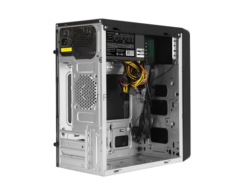 Компьютерный корпус Minitower ExeGate mEVO-7805-XP600 (mATX, БП XP600 с вент. 12см, 2*USB+1*USB3.0, аудио, черный, с 2*RGB подсветкой)
