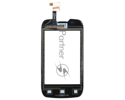 Сенсорное стекло (тачскрин) для Fly IQ431 IQ432, черное