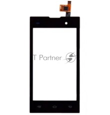Сенсорное стекло (тачскрин) для Fly IQ4418 ERA Style 4, черное