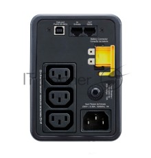 Источик бесперебойного питания APC Back-UPS 500VA/300W, 230V, 3xC13, USB, Data/DSL protect.,1 year warranty