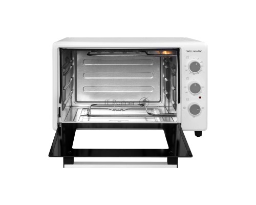Мини-печь Willmark WOF-405W (40л,эмал.внутр.поверх,лампа,таймер, бел., 1500Вт)
