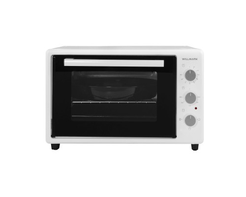 Мини-печь Willmark WOF-405W (40л,эмал.внутр.поверх,лампа,таймер, бел., 1500Вт)