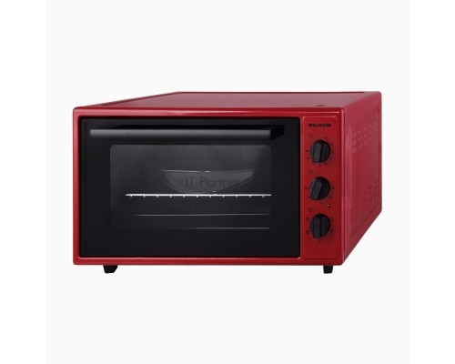 Мини-печь Willmark WOF-505R (50л,конвекция,эмал.внутр.поверх,лампа,таймер, красн., 1700Вт)