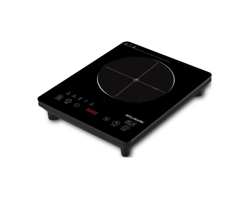 Плита стеклокерамическая Willmark WCP-805BT (2200Вт,1 конф.,10 уровней темп.,8 программ,сенс.панель)