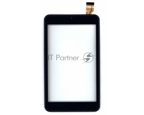Сенсорное стекло (тачскрин) для Евросеть E-TAB 7.11, черное с рамкой