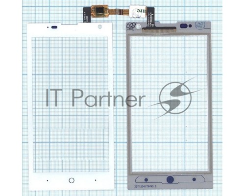 Сенсорное стекло (тачскрин) для ZTE V830 (Blade G Lux), белое