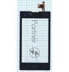 Сенсорное стекло (тачскрин) для ZTE V815W, черное