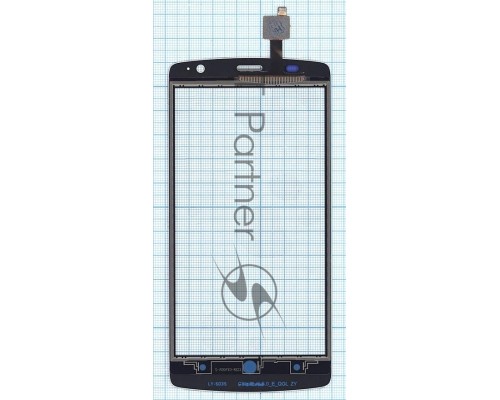 Сенсорное стекло (тачскрин) для ZTE Blade L5, белое
