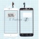 Сенсорное стекло (тачскрин) для ZTE Blade A310, белое