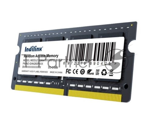 Оперативная память SO-DIMM DDR4 8Gb PC25600 3200MHz CL22 Indilinx 1.2V RTL (IND-ID4N32SP08X)
