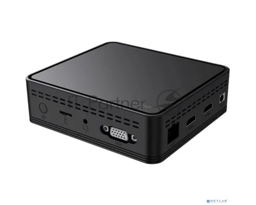 Неттоп Digma Mini Office Cel N4020 (1.1) 4Gb SSD128Gb UHDG 600 CR Windows 11 Professional GbitEth WiFi BT 36W черный (DPCN-4BXW01)